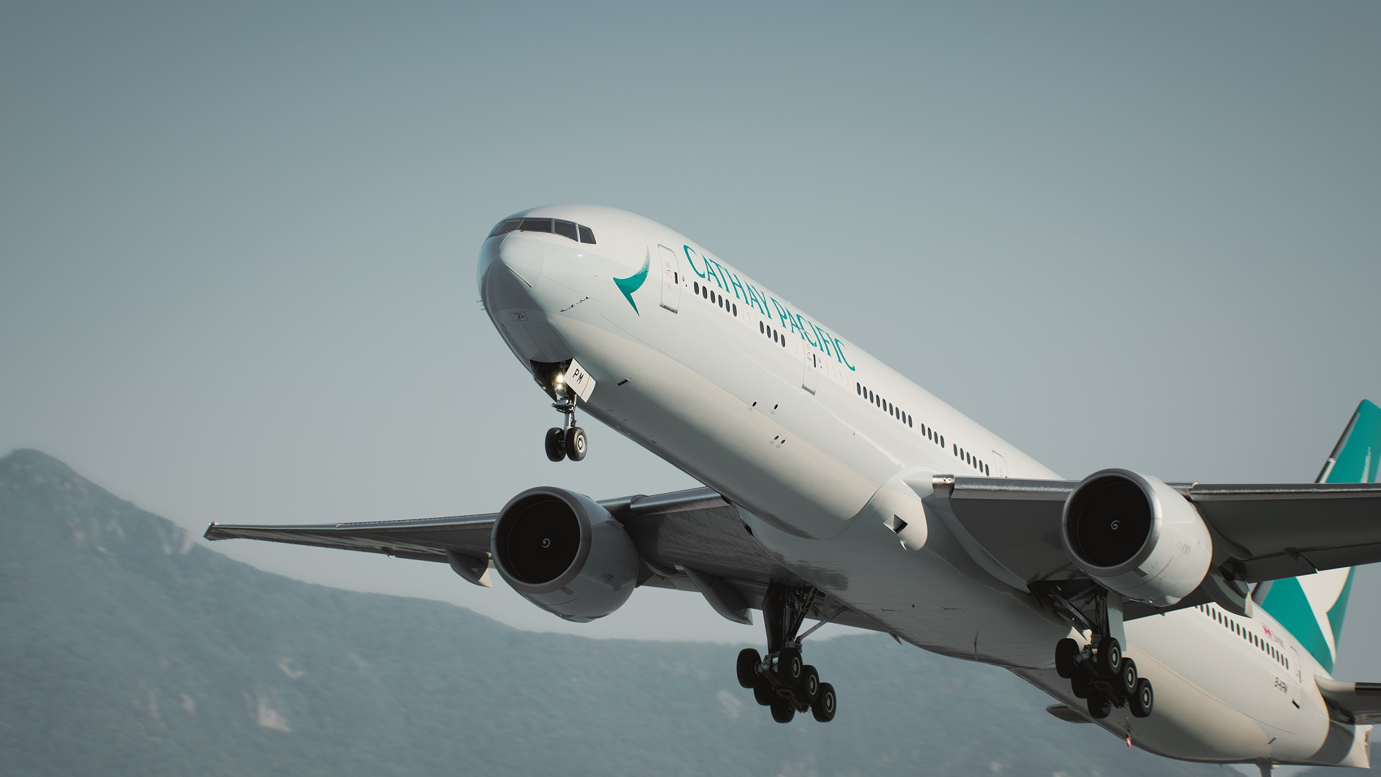 Cathay Pacific Gets Ready To Take Off From Dubai